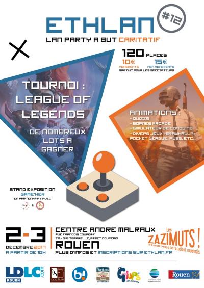 Affiche lan party Ethlan #12