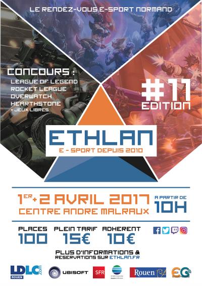 Affiche lan party Ethlan #11