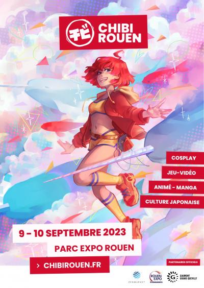 Affiche lan party Chibi Rouen 2023