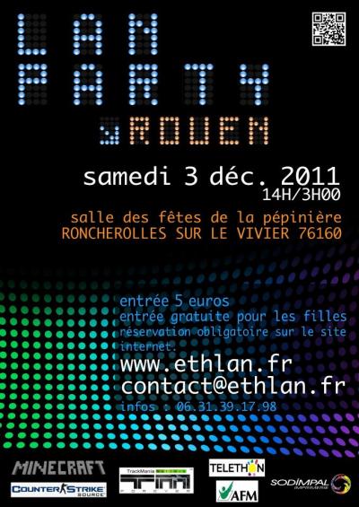 Affiche lan party Ethlan #1