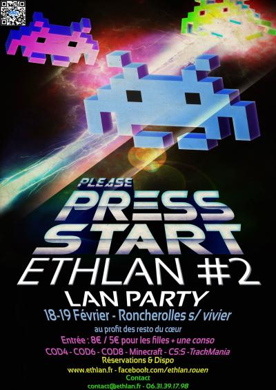 Affiche lan party Ethlan #2