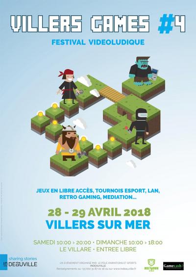 Affiche lan party Villers Games #4